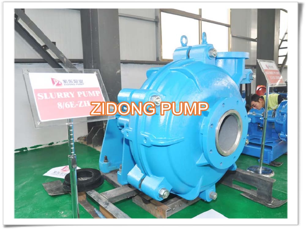 high chrome alloy horizontal centrifugal sludge pump
